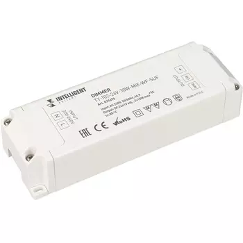 INTELLIGENT Диммер TY-102-24V-30W-MIX-WF-SUF (230V, WIFI, 433MHz, 2x0.6A) (IARL, Пластик) 031676 Arlight