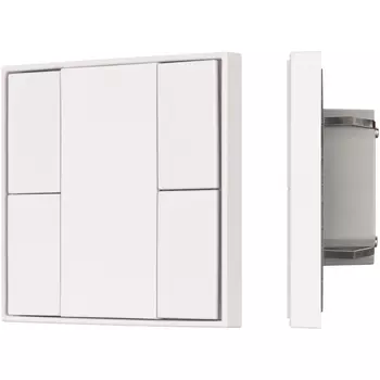 INTELLIGENT Кнопочная панель KNX-301-22-4-SH-IN White (BUS, Frame) (IARL, IP20 Пластик, 3 года) 037722 Arlight