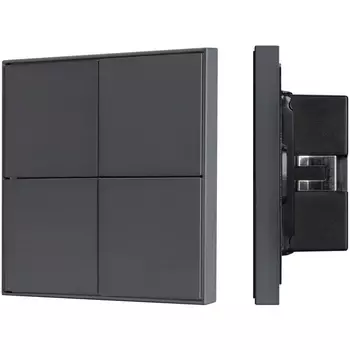 INTELLIGENT Кнопочная панель KNX-304-23-IN Black (BUS, Frame) (IARL, IP20 Металл, 2 года) 039667 Arlight