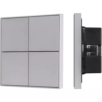 INTELLIGENT Кнопочная панель KNX-304-23-IN Silver (BUS, Frame) (IARL, IP20 Металл, 2 года) 039666 Arlight