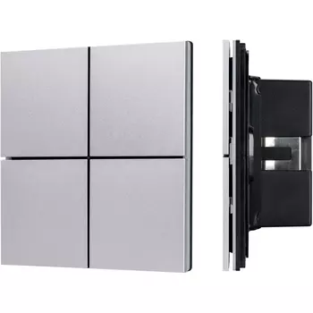 INTELLIGENT Кнопочная панель KNX-304-23-IN Silver (BUS, Frameless) (IARL, IP20 Металл, 2 года) 039662 Arlight