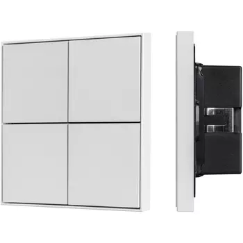 INTELLIGENT Кнопочная панель KNX-304-23-IN White (BUS, Frame) (IARL, IP20 Металл, 2 года) 038401 Arlight