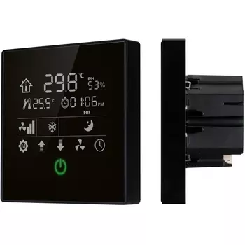 INTELLIGENT Панель-термостат KNX-113-35-IN (AUX, 20-30V, ext.T-sensor) (IARL, IP20 Пластик, 2 года) 025670 Arlight