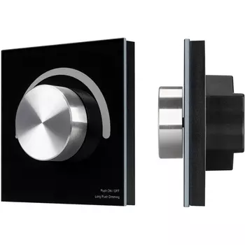 INTELLIGENT Роторная панель SMART-1-10V-301-31-DIM-IN Black (24-48V, 2.4G) (IARL, IP20 Пластик, 5 лет) 036243 Arlight