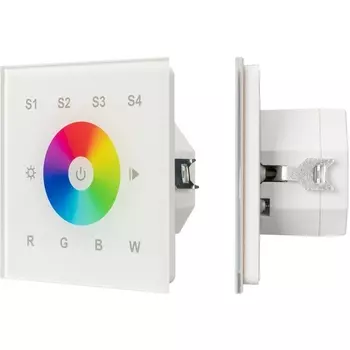 INTELLIGENT Сенсорная панель DALI-901-11-1G-4SC-RGBW-DT8-IN White (BUS/230V) (IARL, IP20 Пластик, 3 года) 037200 Arlight