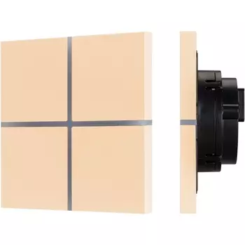 INTELLIGENT Сенсорная панель KNX-304-13-IN Champagne (BUS, Frameless) (IARL, IP20 Металл, 2 года) 039670 Arlight
