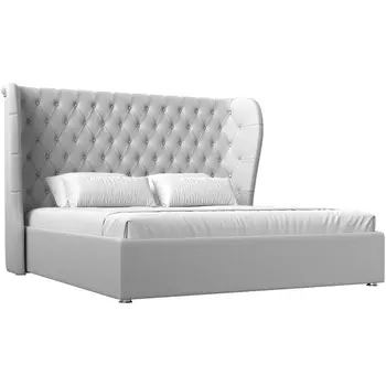 Интерьерная кровать Далия 160 (экокожа белая) Лига Диванов 28665