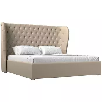 Интерьерная кровать Далия 200 (экокожа бежевая) Лига Диванов 108363