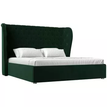 Интерьерная кровать Далия 200 (велюр зеленый) Лига Диванов 108373