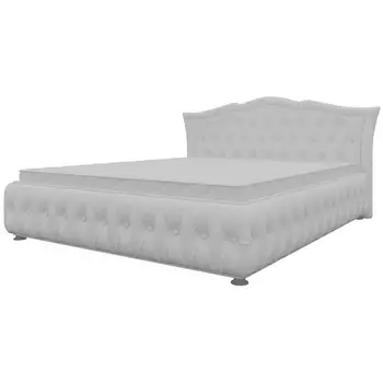 Интерьерная кровать Герда 140 (экокожа белая) Лига Диванов 28174