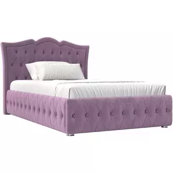 Интерьерная кровать Герда 140 (Микровельвет/Фиолетовый) Лига Диванов 120162