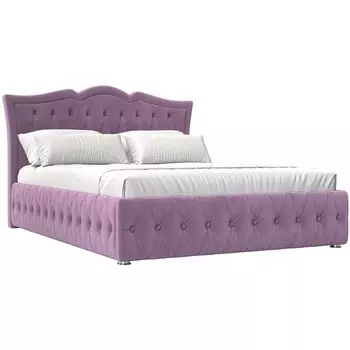 Интерьерная кровать Герда 160 (Микровельвет/Фиолетовый) Лига Диванов 120170