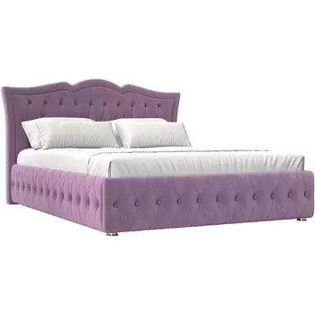 Интерьерная кровать Герда 180 (Микровельвет/Фиолетовый) Лига Диванов 120178