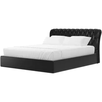 Интерьерная кровать Сицилия 160 (экокожа черная) Лига Диванов 28486