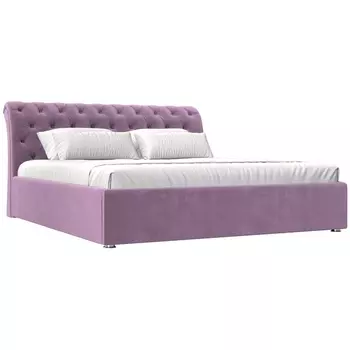 Интерьерная кровать Сицилия 160 (Микровельвет/Фиолетовый) Лига Диванов 120144
