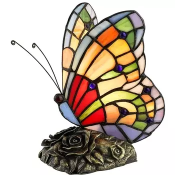 Настольная лампа с бабочками Velante 805-864-01