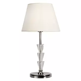 Интерьерная настольная лампа Alesti T2424-1 Nickel (iLamp)