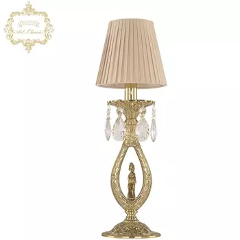 Настольная лампа с подвесками Art Classic 31.24 32.2400L.1.G.FH1S.ST4
