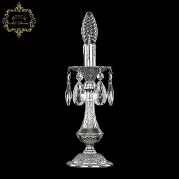 Настольная лампа с подвесками Art Classic 31.21 32.2100L.1-26.Ni подсвечник