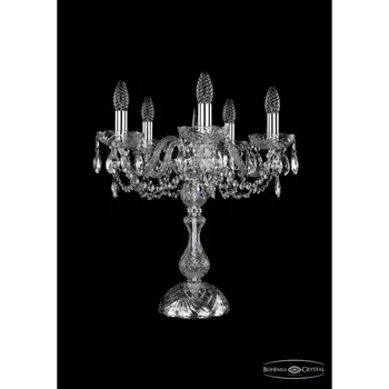 Интерьерная настольная лампа Bohemia 1402 1402L/5/141-47/Ni