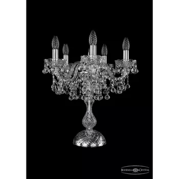 Интерьерная настольная лампа Bohemia 1409 1409L/5/141-47/Ni