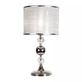 Интерьерная настольная лампа Chelsea T2400-1 Nickel (iLamp)