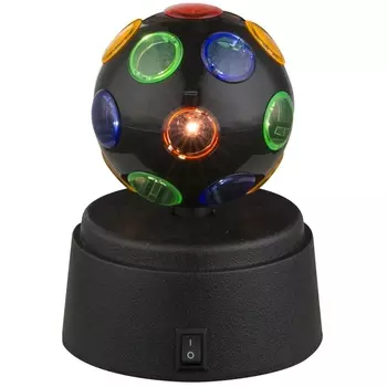 Настольная лампа светодиодная с выключателем Globo Disco 28017 в форме шара