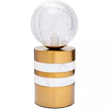 Настольная лампа Garda Decor K2KM1287T-1LW в форме шара