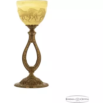 Интерьерная настольная лампа хрустальная 71300L/15 P1 Bohemia Florence G Horse