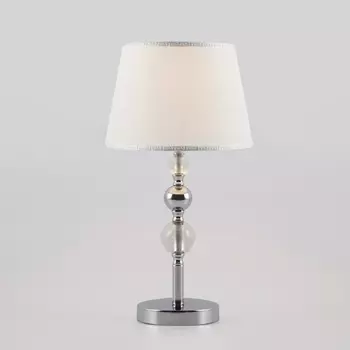 Настольная лампа хрустальная 01071/1 Eurosvet Sortino хром