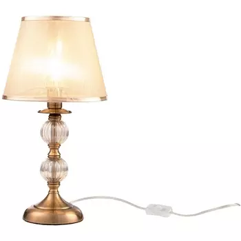 Настольная лампа с выключателем Freya Inessa FR2685TL-01BZ шарики