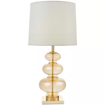 Интерьерная настольная лампа Lumina Deco LDT 303 F.GD+WT