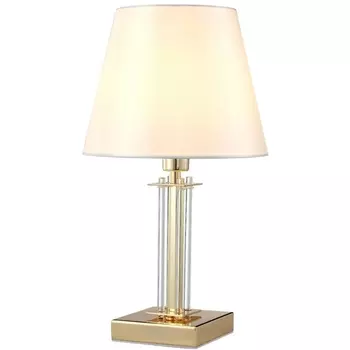 Настольная лампа Crystal Lux NICOLAS LG1 GOLD/WHITE