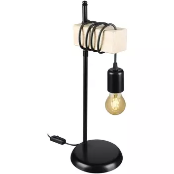 Интерьерная настольная лампа с выключателем TopLight Merilyn TL1648T-01BK