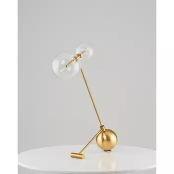 Интерьерная настольная лампа с выключателем Moderli Bizet V10343-2T