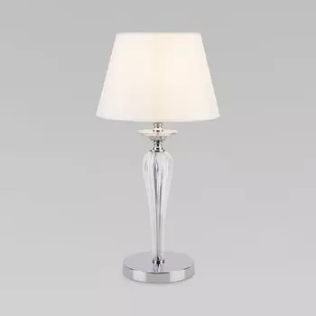 Интерьерная настольная лампа с выключателем 01104/1 Eurosvet Olenna белый