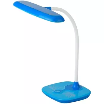 Настольная лампа светодиодная для детской с диммером и выключателем ЭРА NLED-432-6W-BU