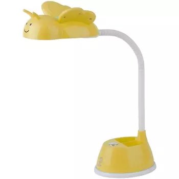Интерьерная настольная лампа светодиодная для детской с выключателем ЭРА NLED-434-6W-Y