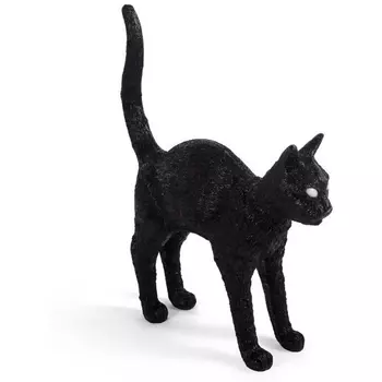 Интерьерная настольная лампа светодиодная с выключателем и зарядкой от USB Seletti Cat Lamp 15041