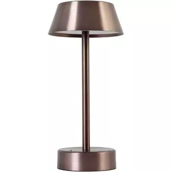 Настольная лампа светодиодная с выключателем и аккумулятором Crystal Lux SANTA LG1 COFFE