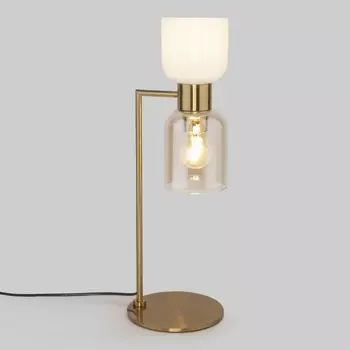 Интерьерная настольная лампа 01084/2 Eurosvet Tandem латунь