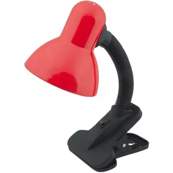 Настольная лампа на прищепке TLI-202 Red. E27 Uniel