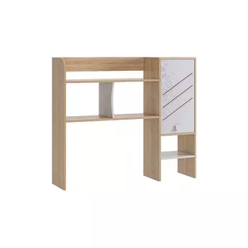 Энерджи Надстройка 1200 прямая Mebelson (ЛДСП/Дуб сонома,Белый) арт.MDE-08.1623