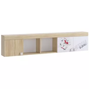 Энерджи Полка Mebelson (ЛДСП/Дуб сонома,Белый) арт.MDE-04.1623