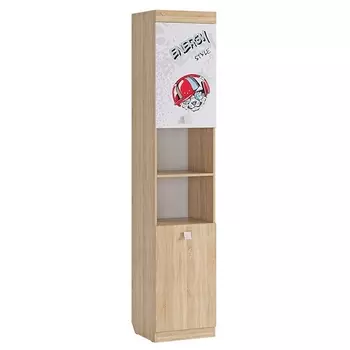 Энерджи Шкаф комбинированный Mebelson (ЛДСП/Дуб сонома,Белый) арт.MDE-02.1623