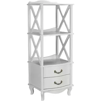 Этажерка Джульетта 2 уровня, молочный дуб Л от фабрики Mebelik