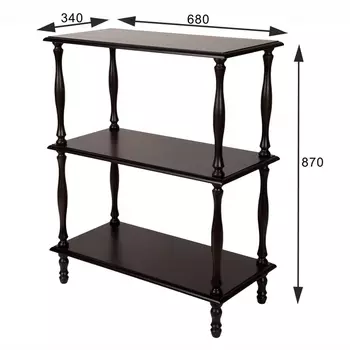 Этажерка П 9 венге от фабрики Mebelik