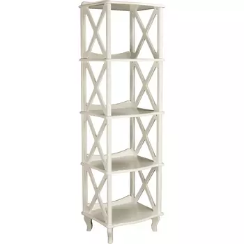 Этажерка-стеллаж Джульетта 4 уровня, дуб шампань Л Mebelik арт.008566