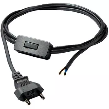 Кабель 1,5 м. с выключателем Nowodvorski Cameleon Cable with switch Black 8611