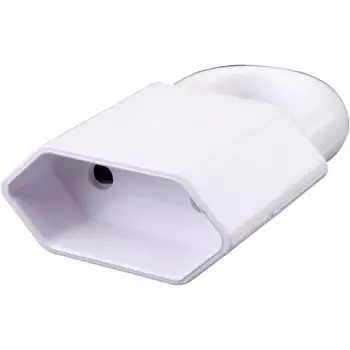 Кабельная розетка прямая без заземления duwi 30460 9 Duwi